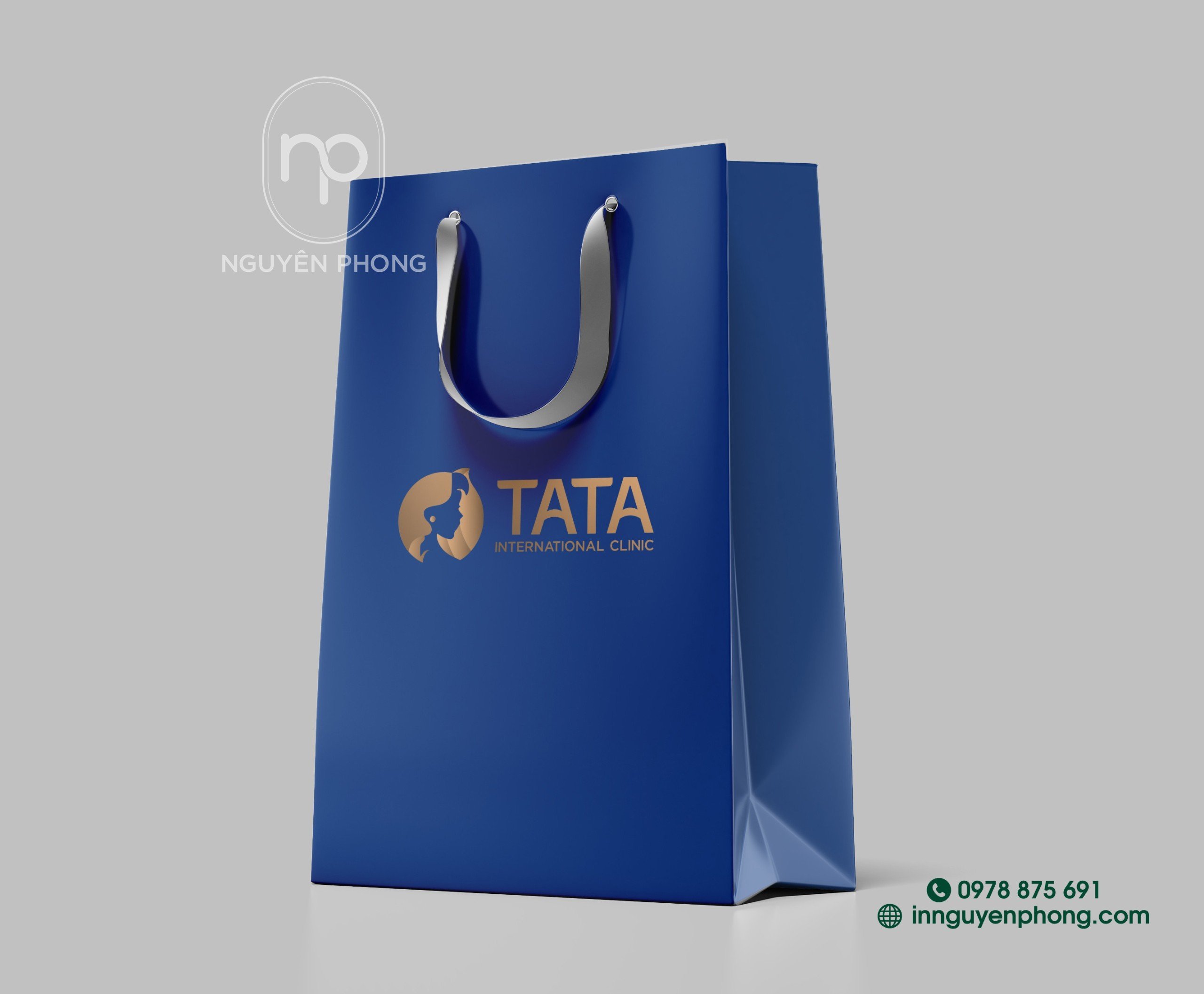 Mẫu túi giấy ép kim độc đáo